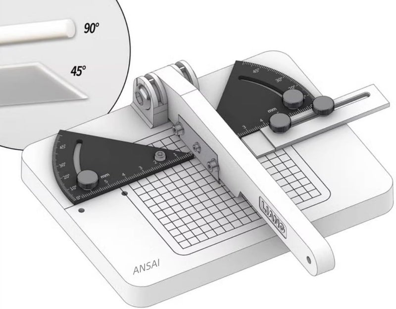 ANSAI Miter Cutter, Angle Cutting Station with 3 Replacement Blades, Assembly Required - Image 1